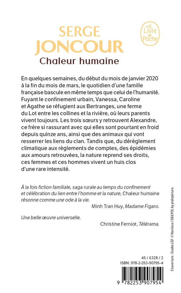 Back cover of Chaleur humaine