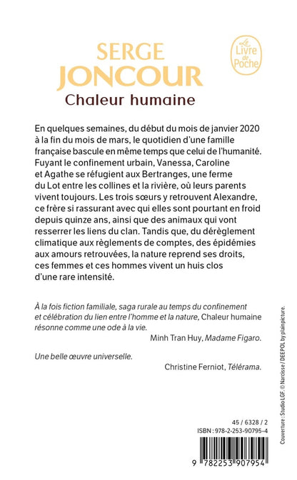 Back cover of Chaleur humaine