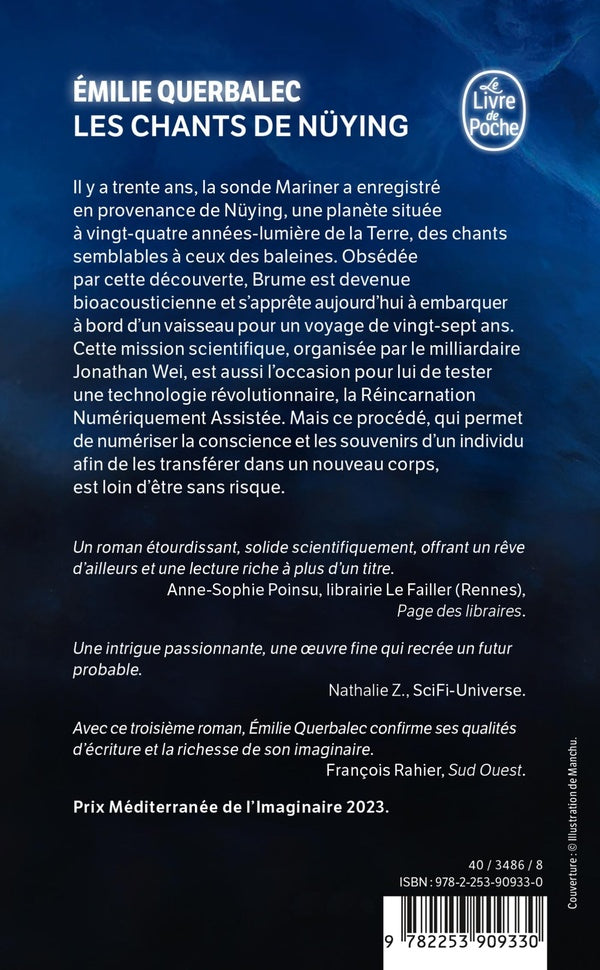 Back cover of Les Chants de Nüying