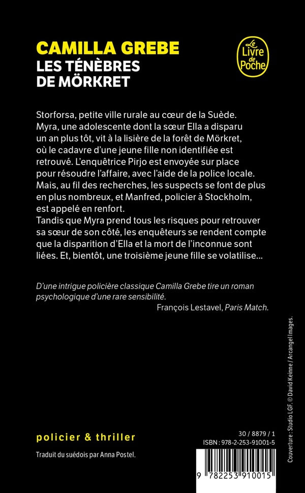 Back cover of Les Ténèbres de Morkret