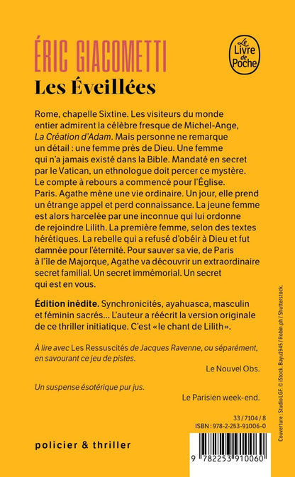 Back cover of Les Éveillées