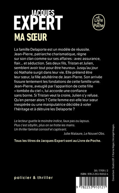 Back cover of Ma Soeur