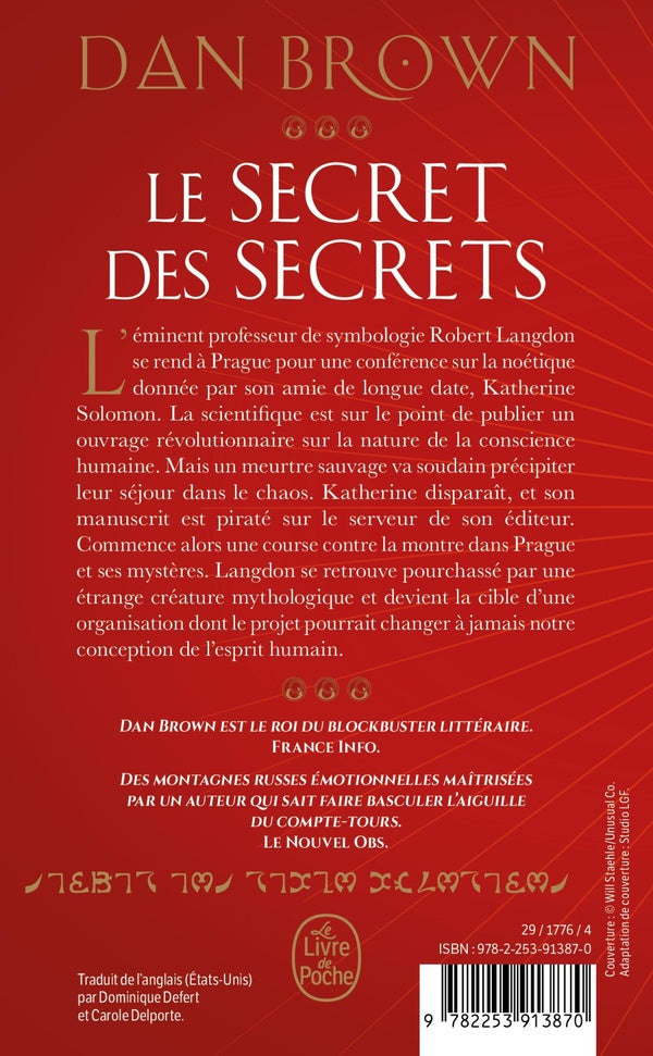 Back cover of Le Secret des secrets