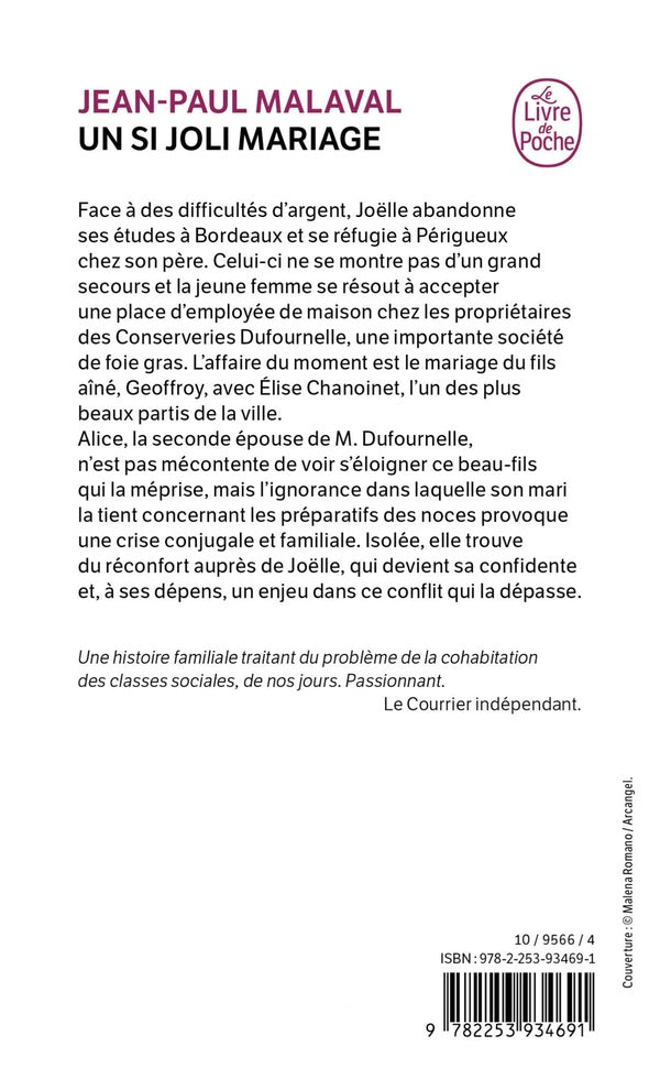 Back cover of Un si joli mariage