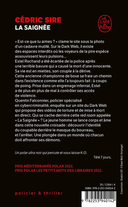 Back cover of La saignée