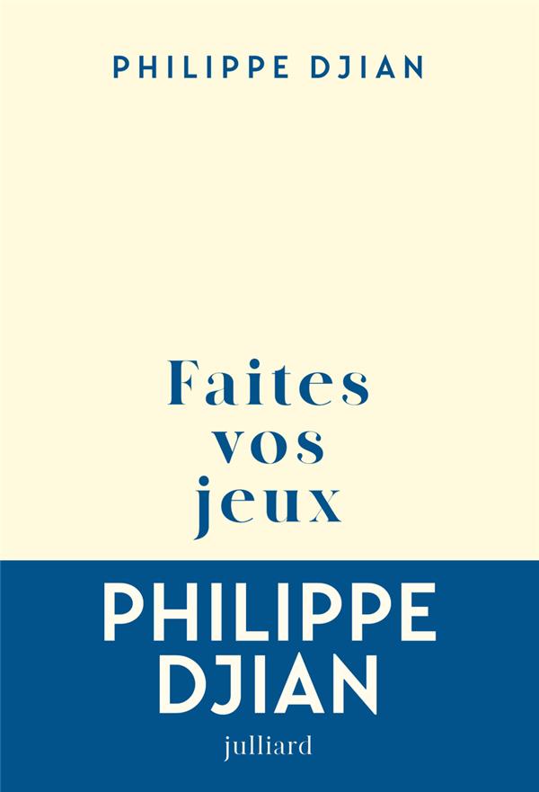 Front cover of Faites vos jeux