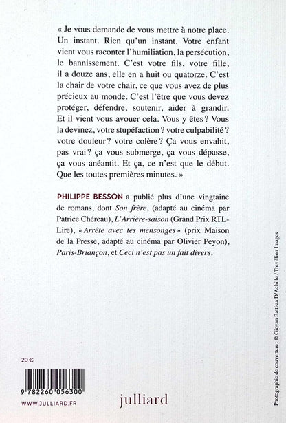 Back cover of Vous parler de mon fils