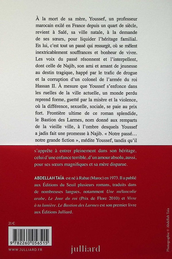 Back cover of Le bastion des larmes