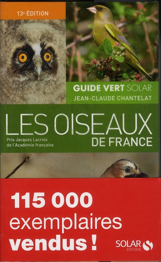 Front cover of Guide vert des oiseaux de France