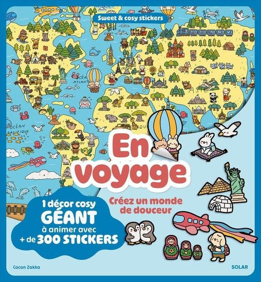 Front cover of Sweet & cosy stickers : En voyage