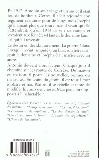 Back cover of Le porteur de destins