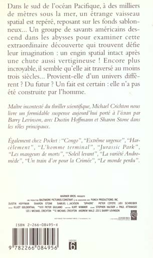 Back cover of Sphere