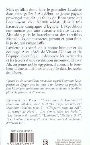 Back cover of Lavalette grenadier d'egypte