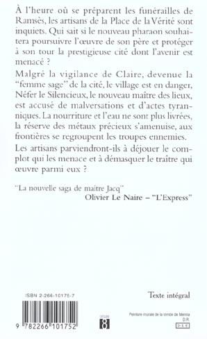 Back cover of La pierre de lumière - tome 2 La femme sage
