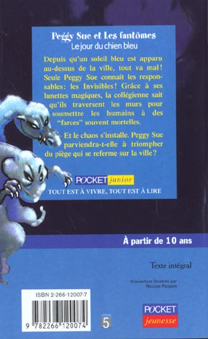 Back cover of Peggy sue et les fantomes - tome 1 le jour du chien bleu - vol01