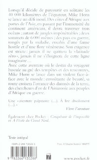 Back cover of Latitude zéro ; 40 000 km pour partir à la rencontre du monde
