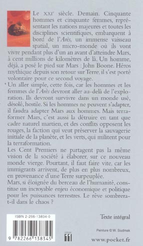 Back cover of Mars Tome 1 : Mars la rouge