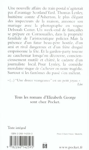 Back cover of Une douce vengeance