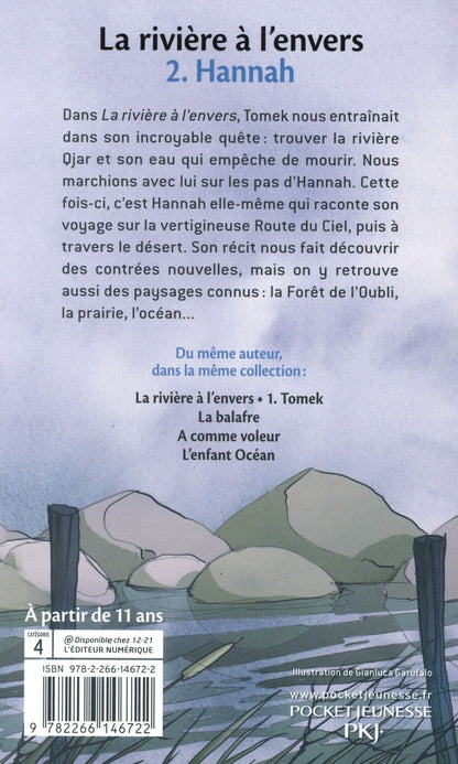 Back cover of La rivière à l'envers Tome 2 : Hannah