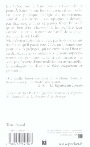 Back cover of Le carnaval des loups