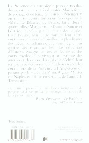 Back cover of Les demoiselles de provence