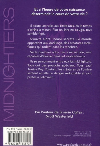 Back cover of Midnighters Tome 1 ; l'heure secrète