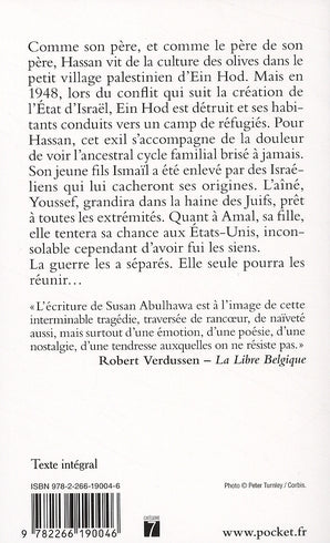 Back cover of Les matins de Jénine