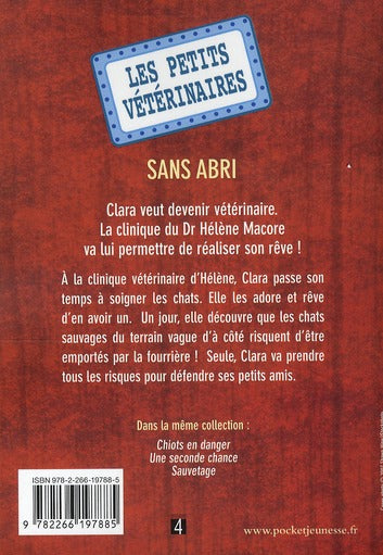 Back cover of Les petits vétérinaires Tome 2 : sans abri
