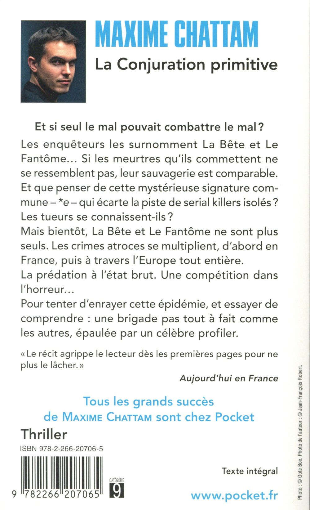 Back cover of La conjuration primitive
