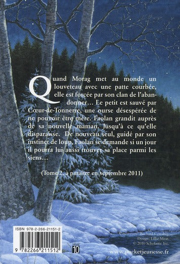 Back cover of Le royaume des loups Tome 1 : Faolan le solitaire
