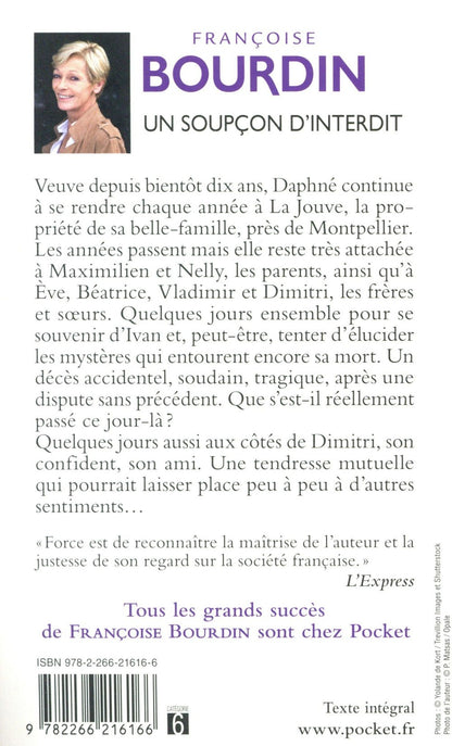 Back cover of Un soupçon d'interdit