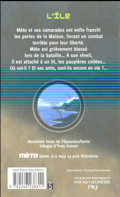 Back cover of Méto Tome 2 : l'île