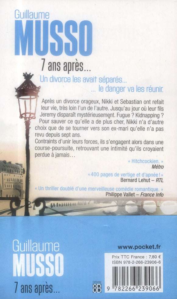 Back cover of 7 ans après...