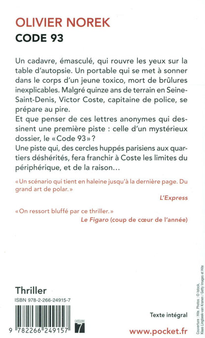 Back cover of Code 93