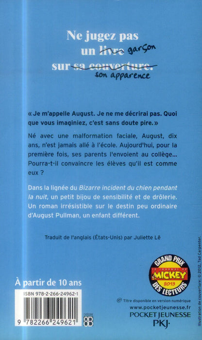 Back cover of Wonder