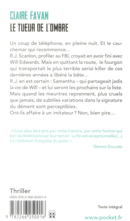 Back cover of Le tueur de l'ombre