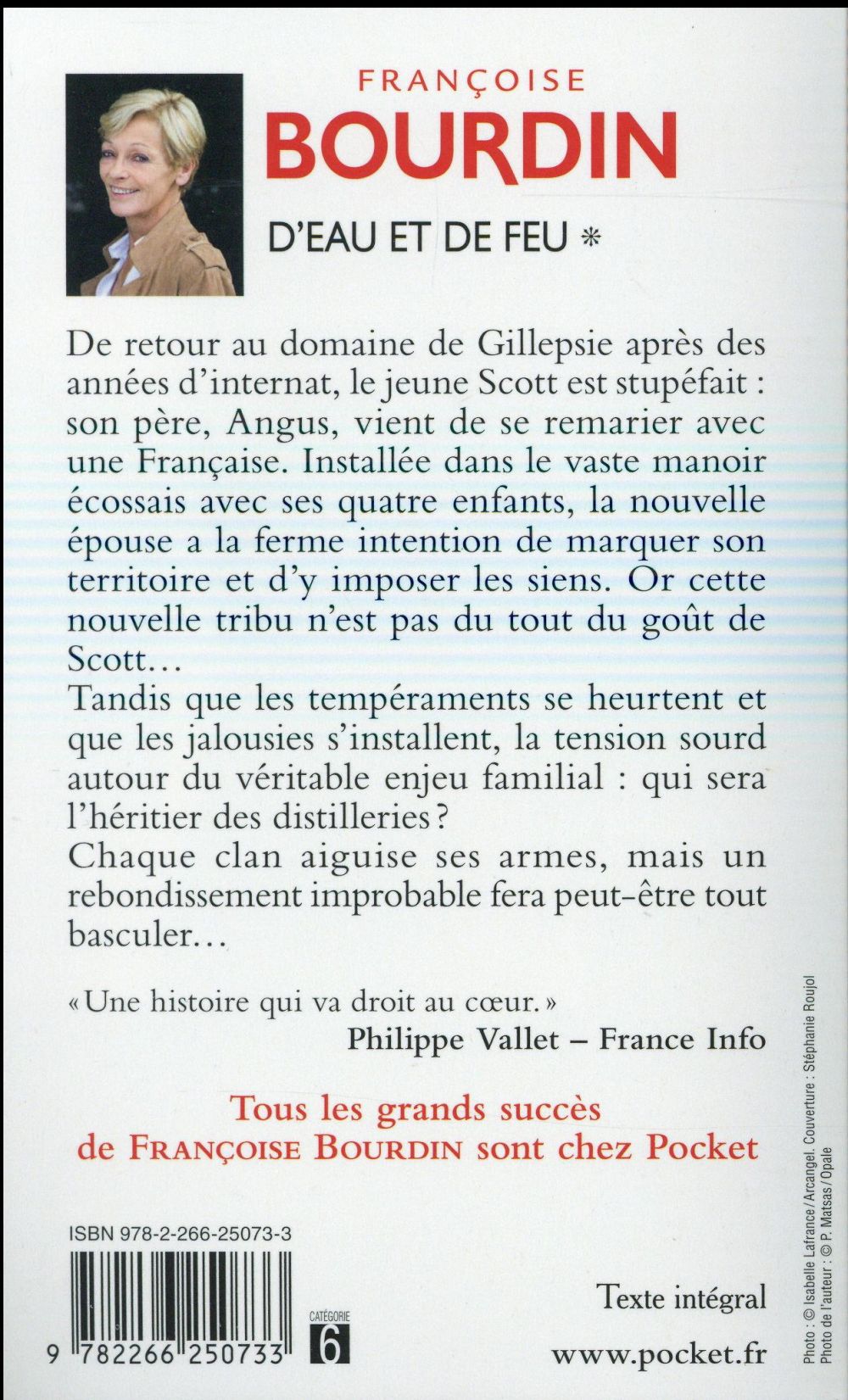 Back cover of D'eau et de feu Tome 1
