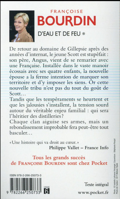 Back cover of D'eau et de feu Tome 1
