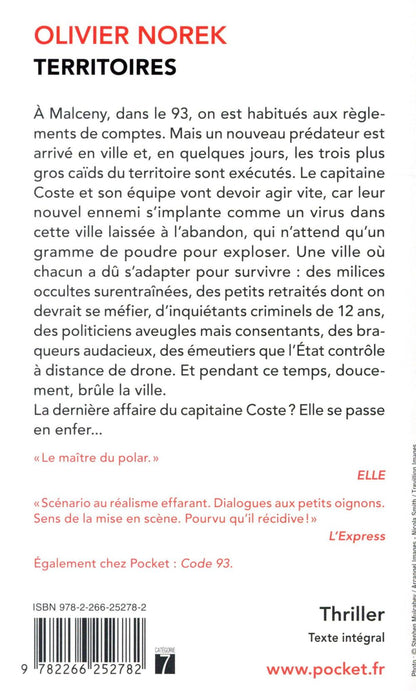 Back cover of Territoires