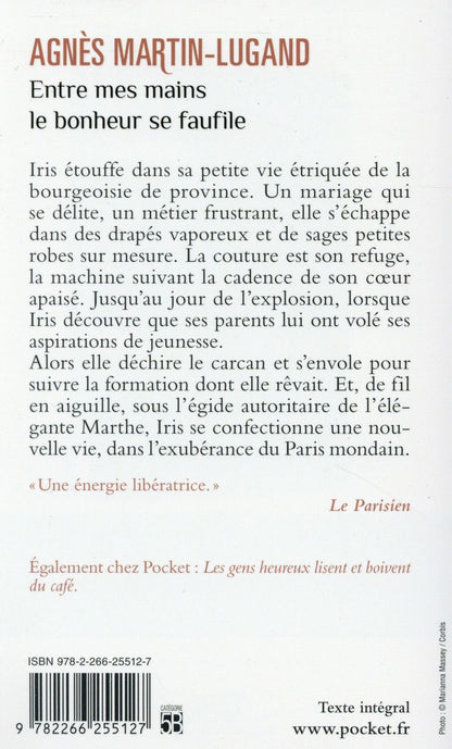 Back cover of Entre mes mains le bonheur se faufile
