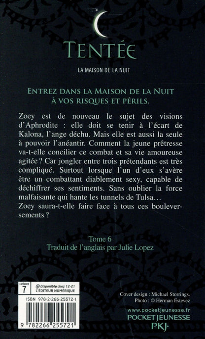 Back cover of La maison de la nuit Tome 6 : tentée
