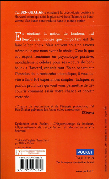 Back cover of Choisir sa vie
