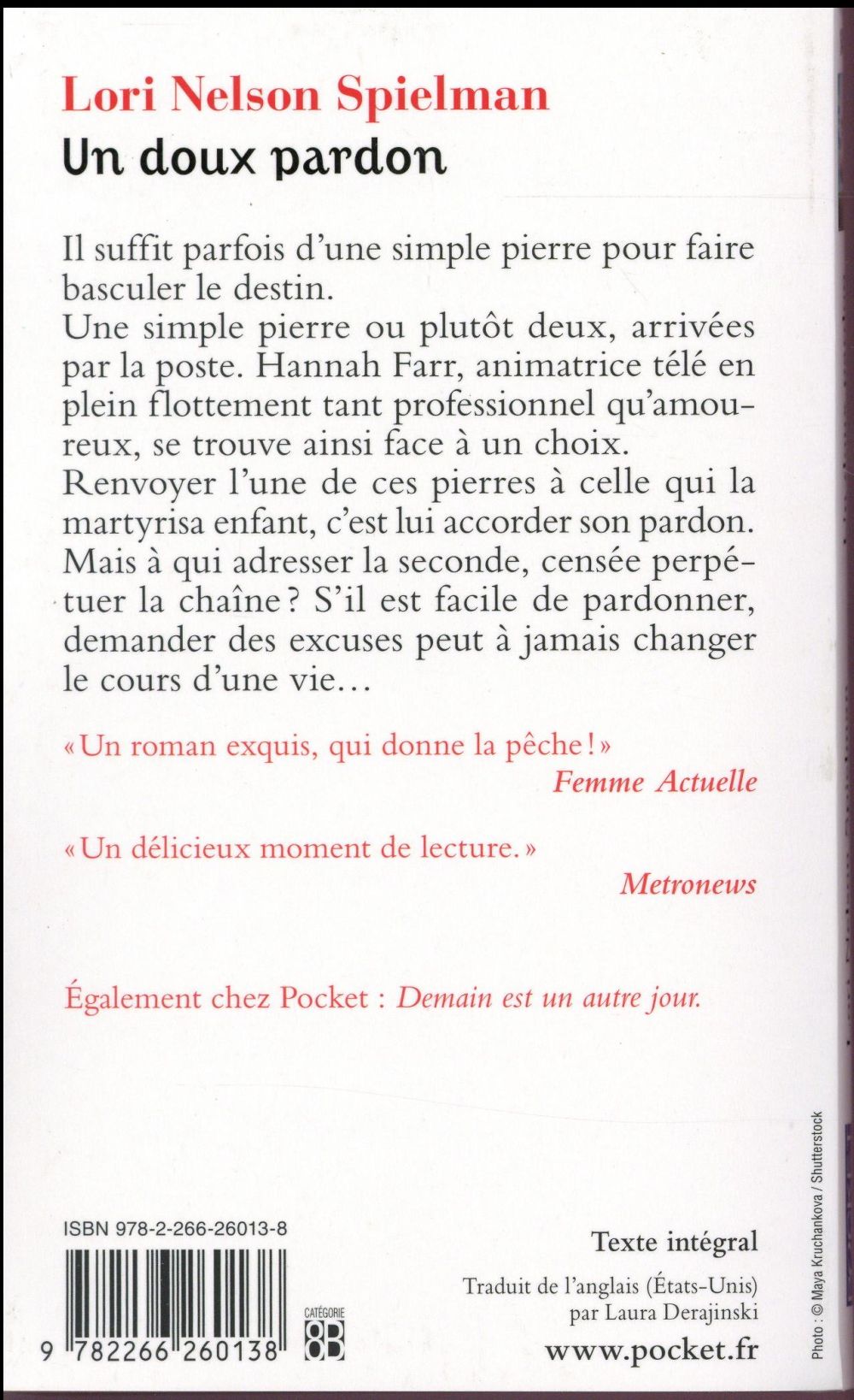 Back cover of Un doux pardon