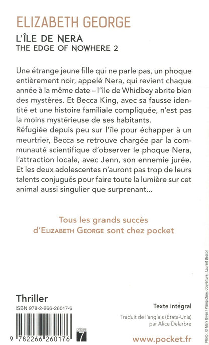 Back cover of L'île de Nera