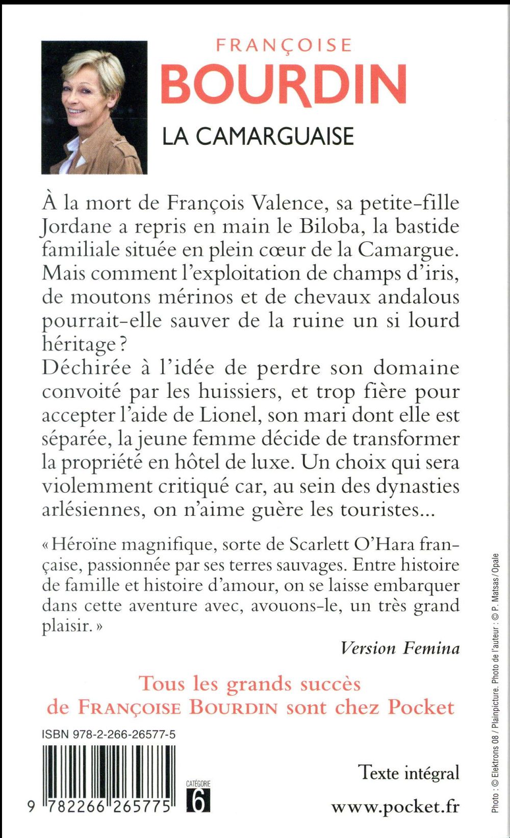 Back cover of La camarguaise