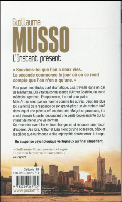 Back cover of L'instant présent