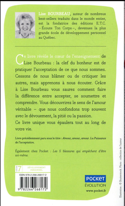 Back cover of La puissance de l'acceptation