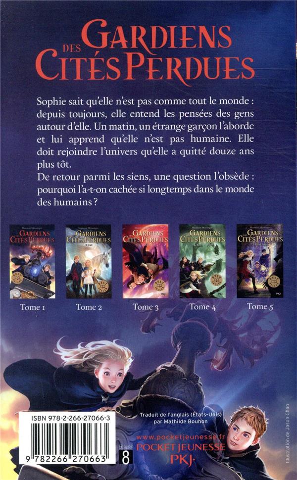 Back cover of Gardiens des cités perdues Tome 1