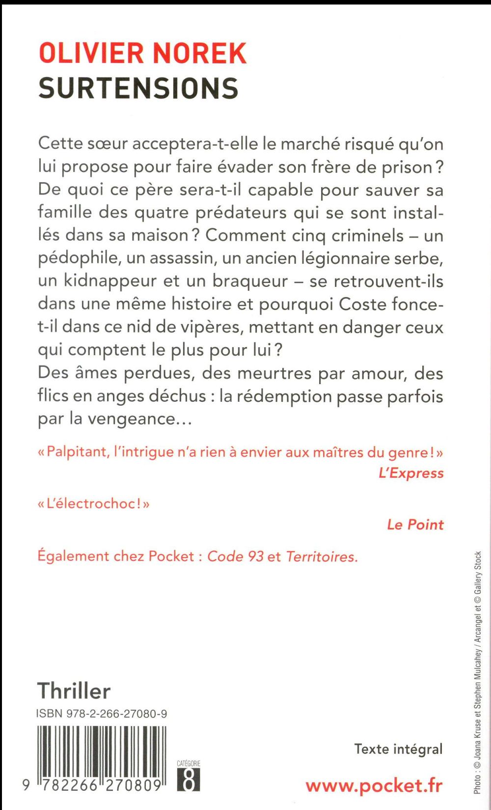 Back cover of Surtensions