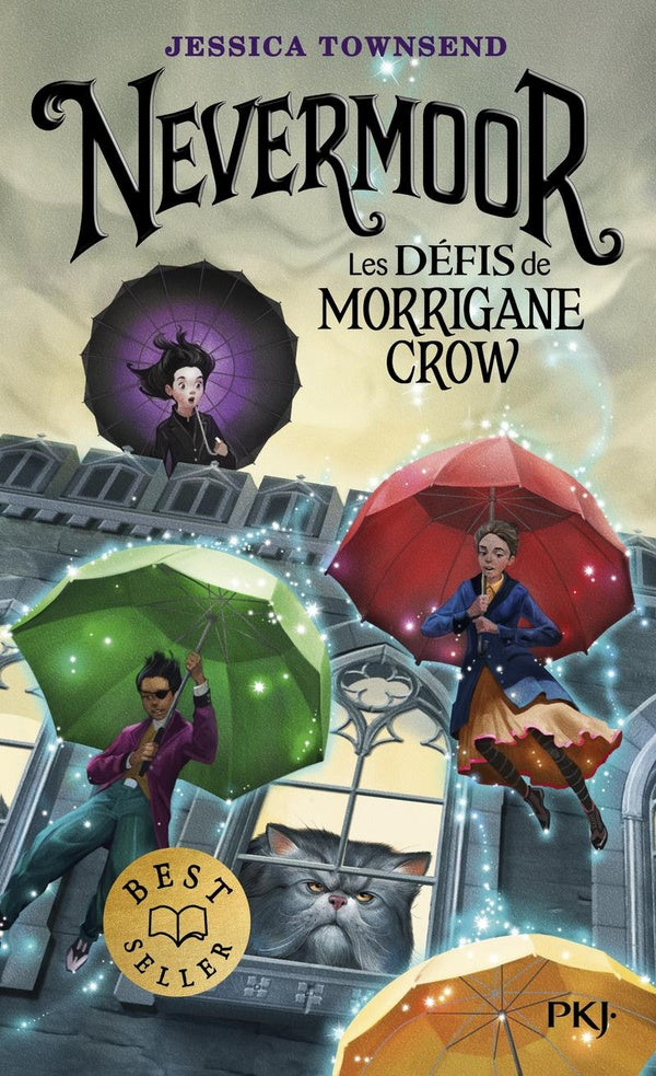 Front cover of Nevermoor Tome 1 : Les défis de Morrigane Crow                     (Traduction conjointe d'Isabelle Chapman)